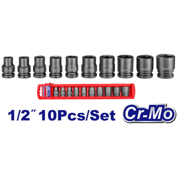 10 Pcs1/2" impact socket set